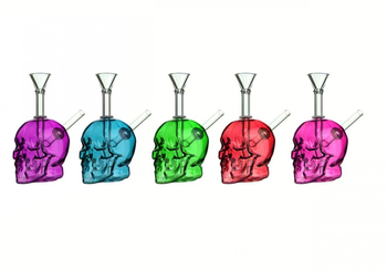 Бонг Bubbler Skull multicolor - Бренд Skull - Магазин домашних увлечений homehobbyshop.ru